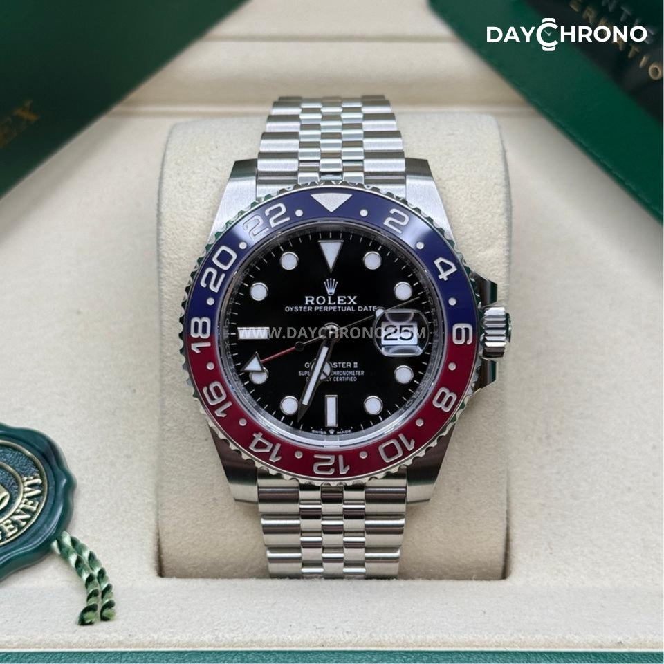 Rolex GMT-Master II Pepsi Jubilee Full Set