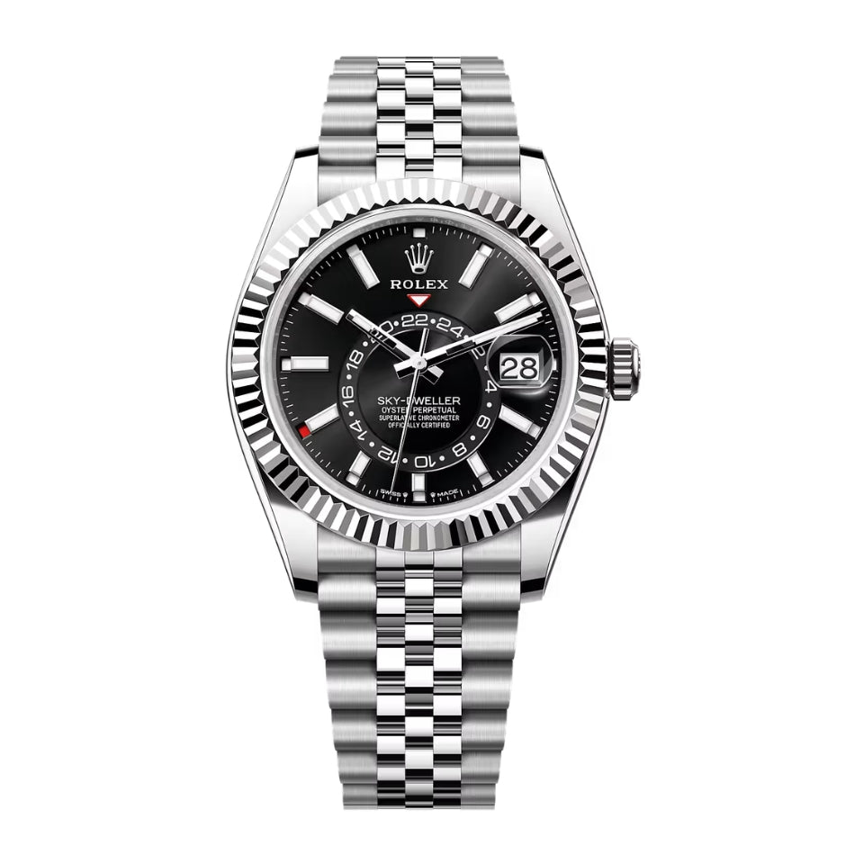Rolex Sky-Dweller 42 Black Dial Jubilee Full Set