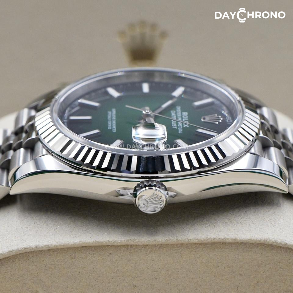 Rolex Datejust 41 Green Ombré Jubilee Full Set (New 2026)