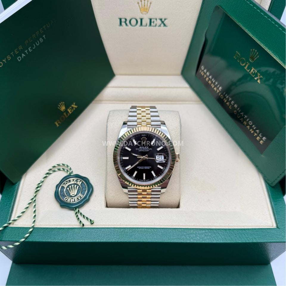 Rolex Datejust 41 Two Tone Gold Jubilee Full Set