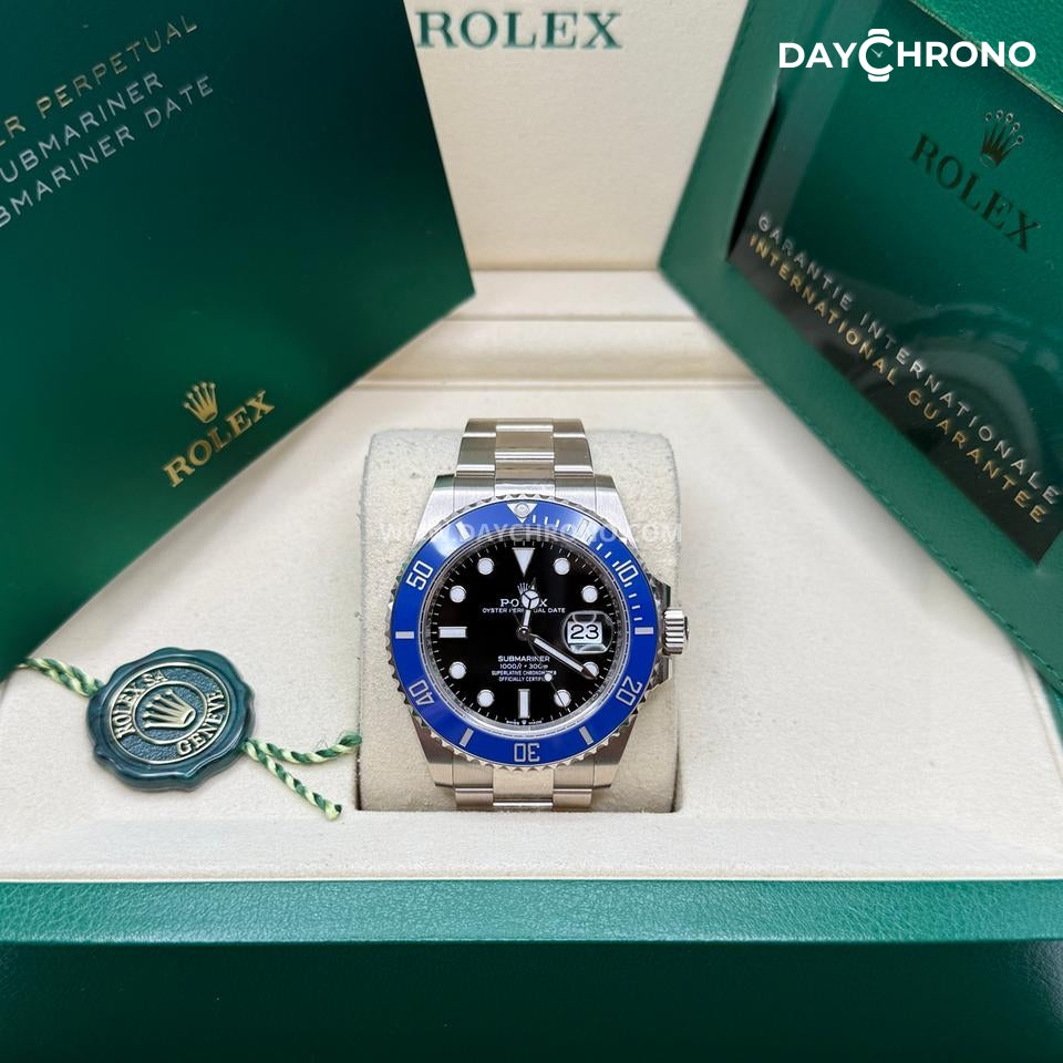 Rolex Submariner Date Cookie Blue Oyster Full Set
