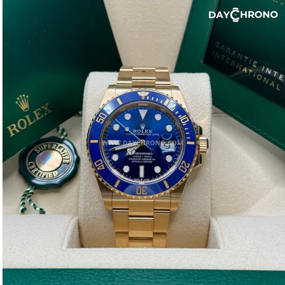 Rolex Submariner DateGold Sunburst Oyster Full Set