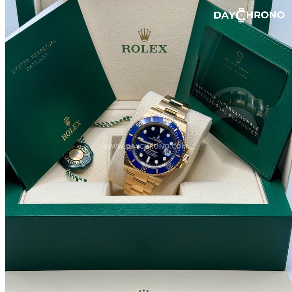 Rolex Submariner DateGold Sunburst Oyster Full Set