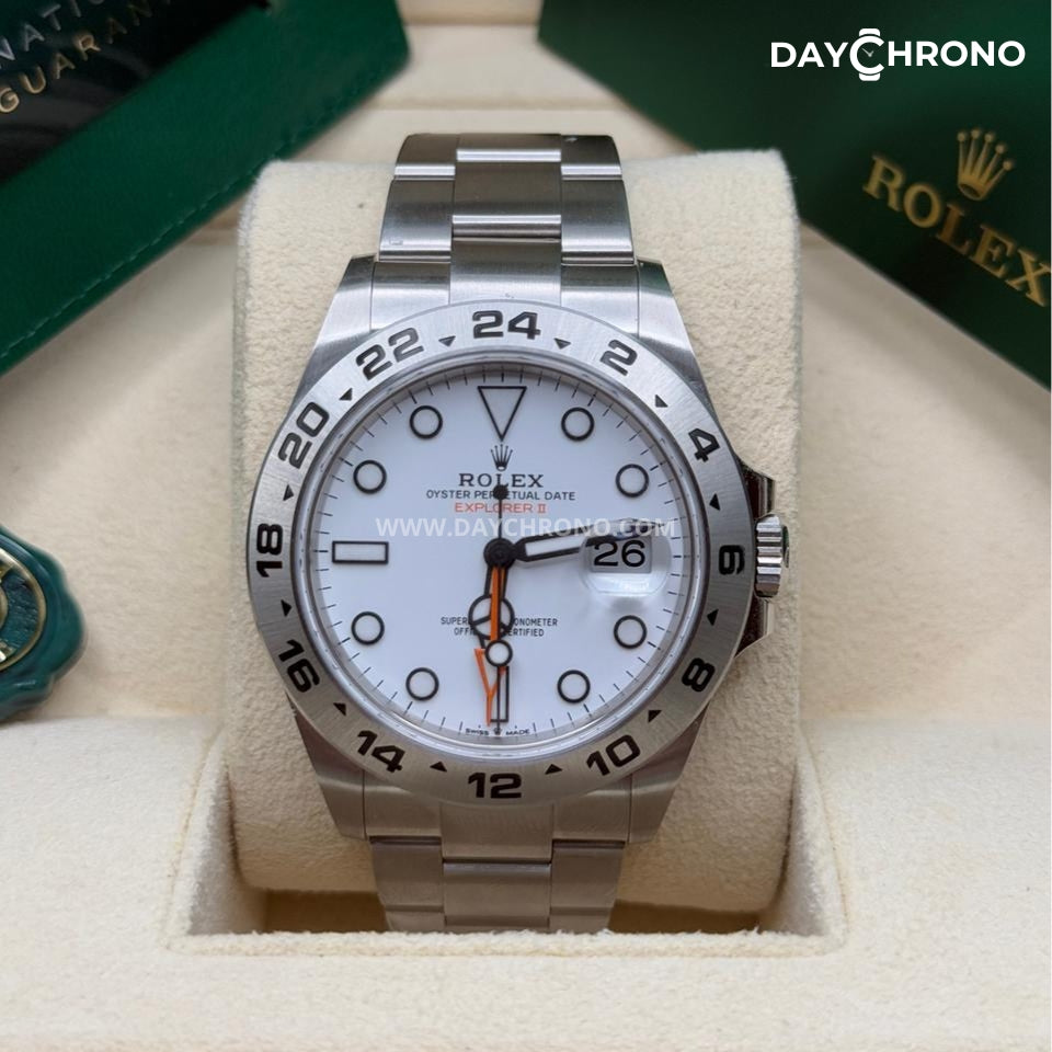 Rolex Explorer II White Dial Oyster Full Set