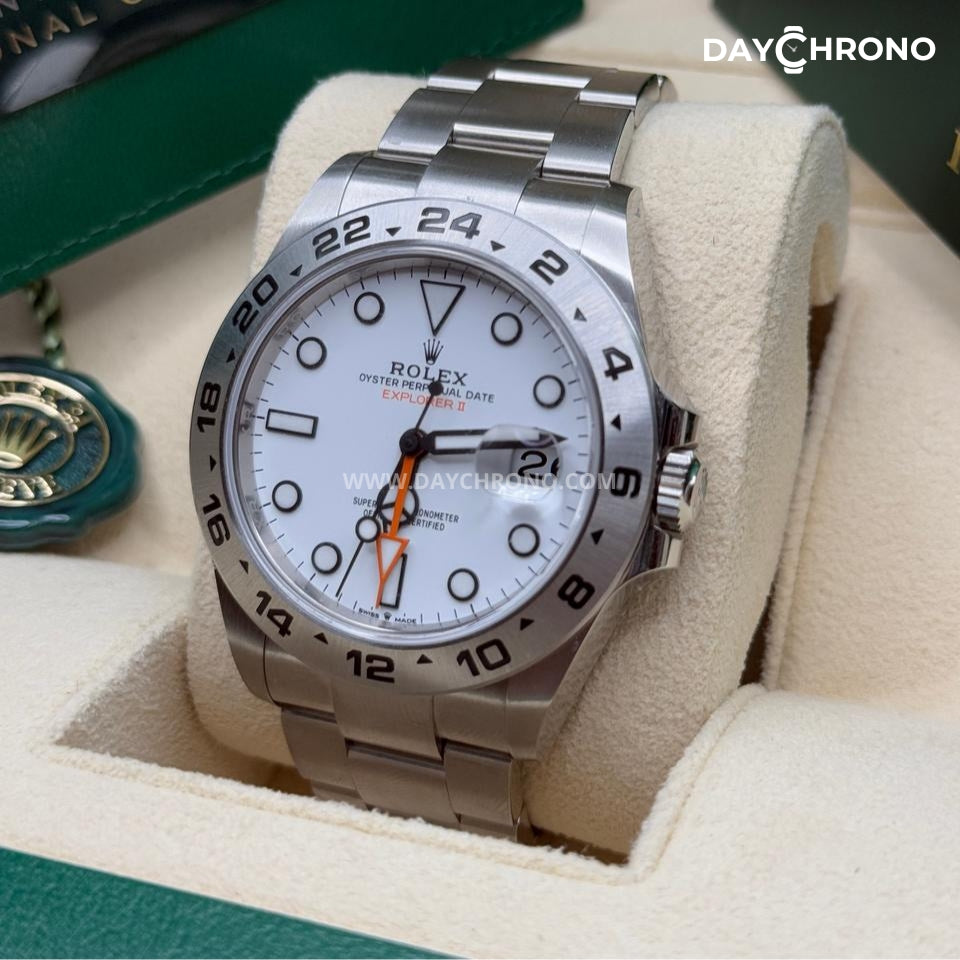 Rolex Explorer II White Dial Oyster Full Set
