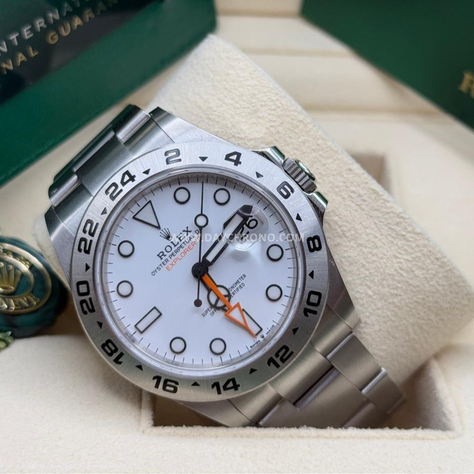 Rolex Explorer II White Dial Oyster Full Set