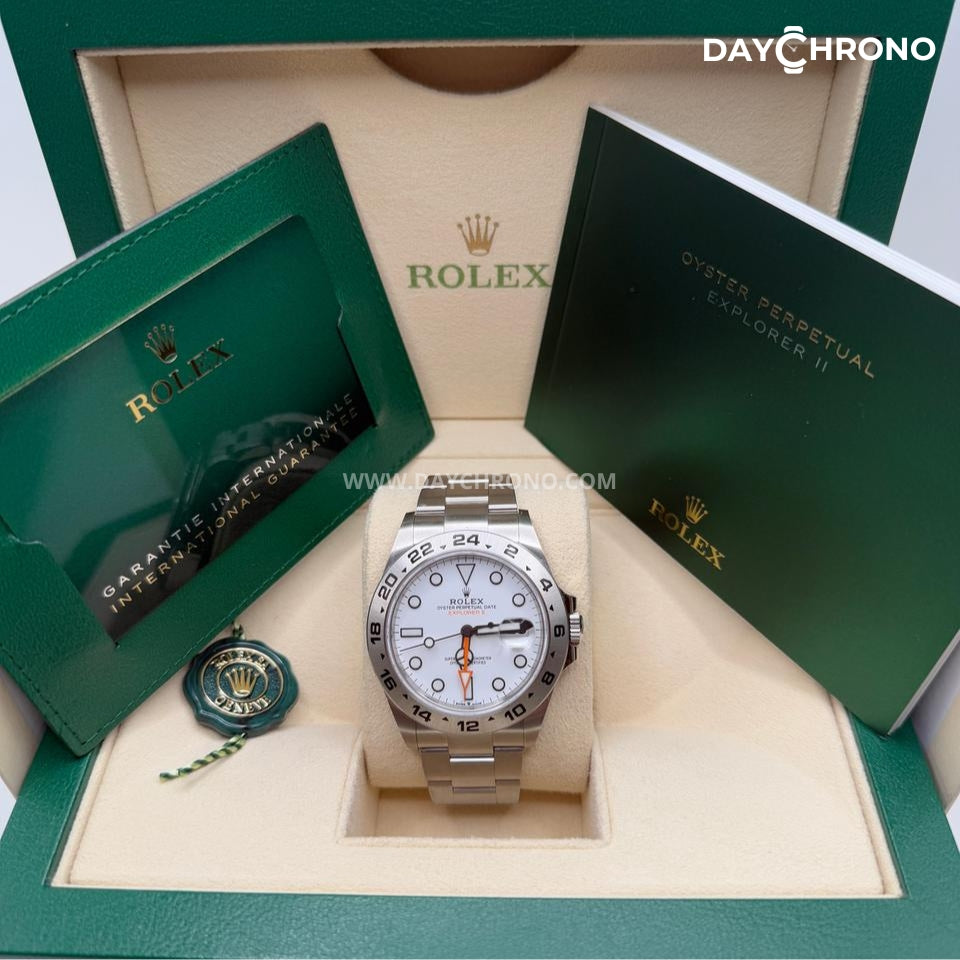 Rolex Explorer II White Dial Oyster Full Set