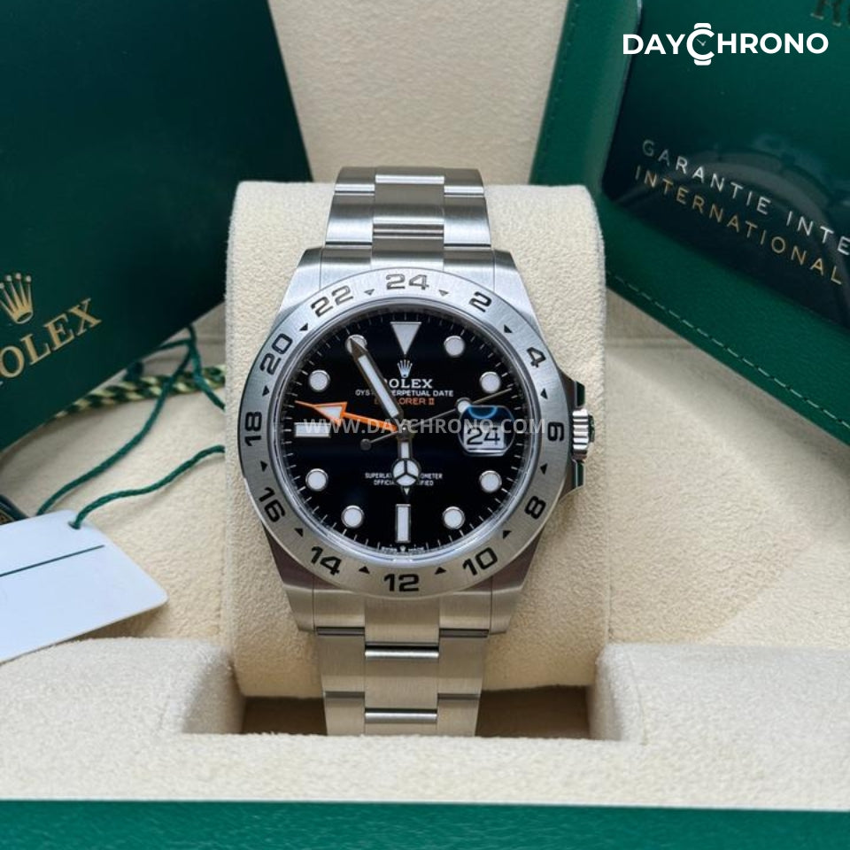 Rolex Explorer II Black Dial Oyster Full Set