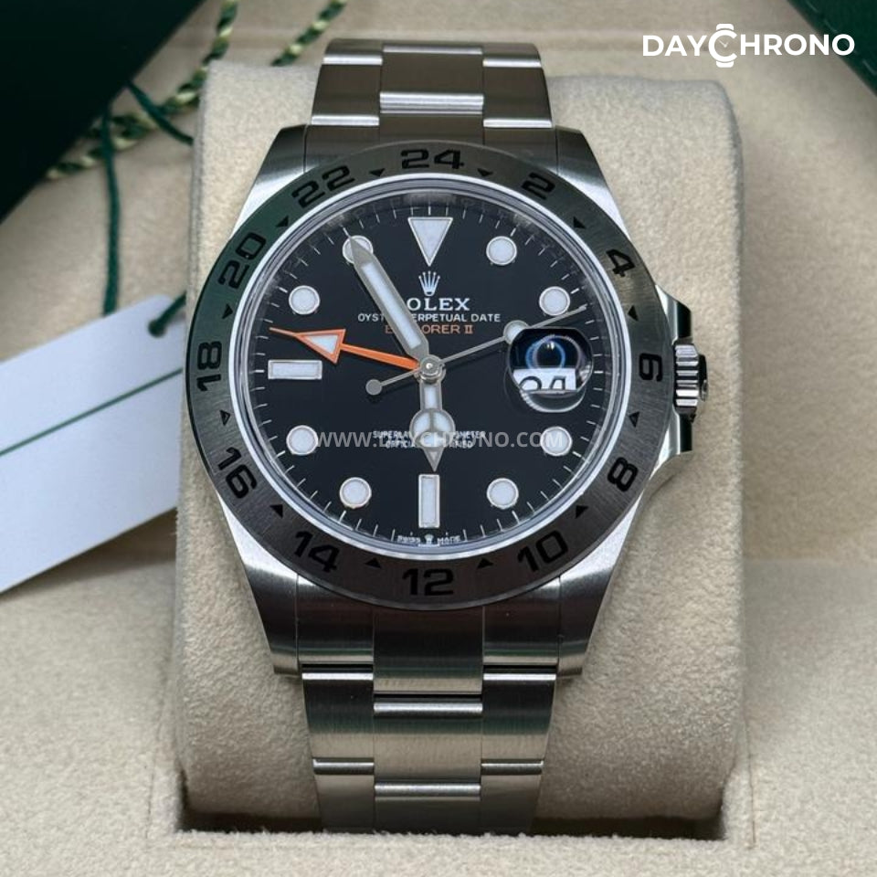 Rolex Explorer II Black Dial Oyster Full Set