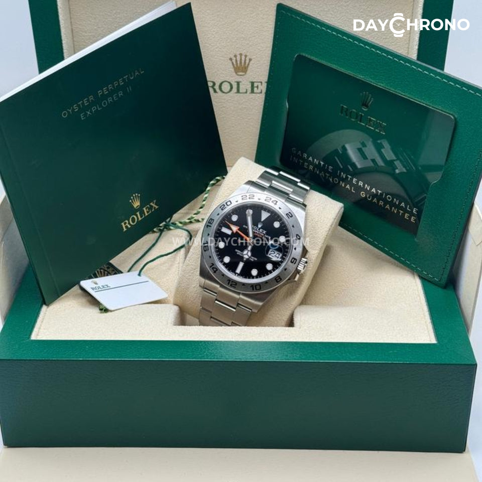 Rolex Explorer II Black Dial Oyster Full Set