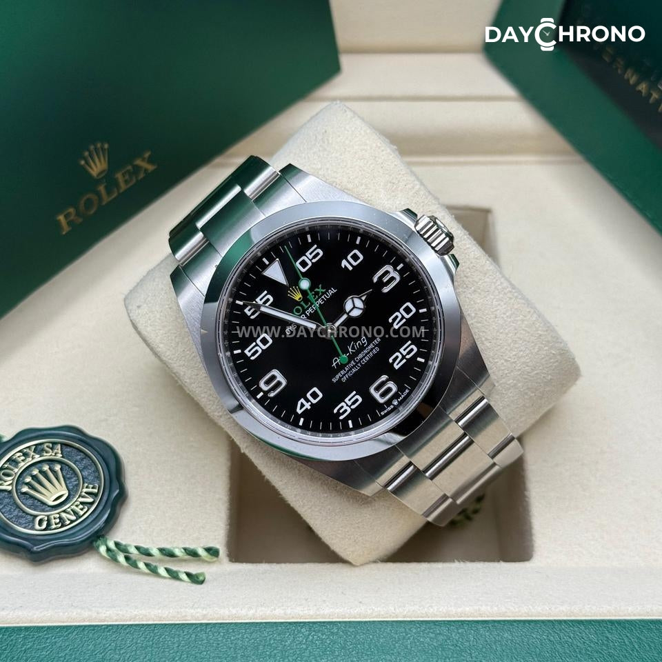 Rolex Air King Crown Guards Oyster Full Set