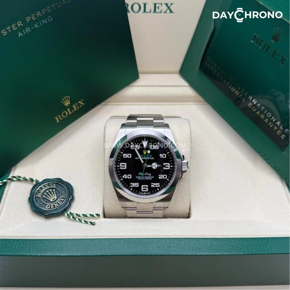 Rolex Air King Crown Guards Oyster Full Set