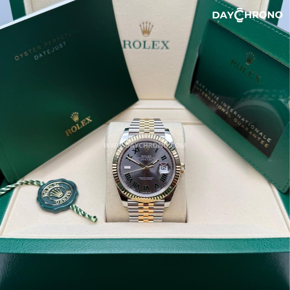 Rolex Datejust 41 Wimbledon Gold Jubilee Full Set