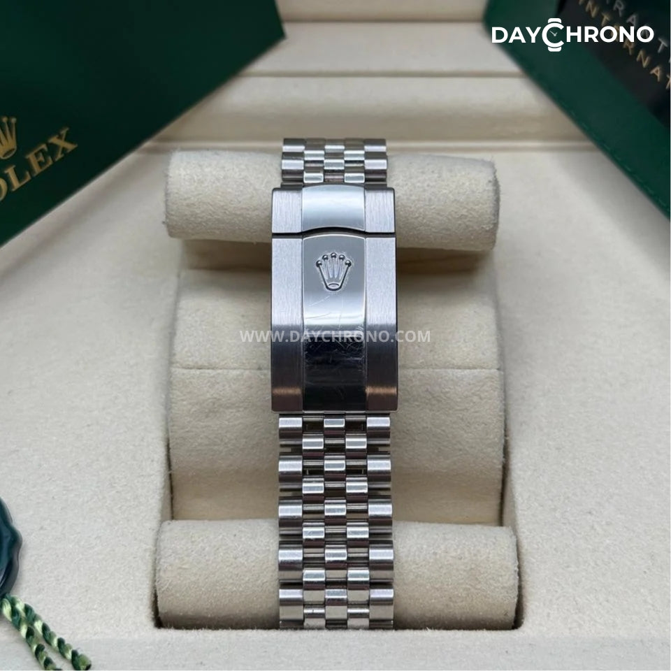 Rolex Datejust 41 Azzurro Blue Roman Dial Jubilee Full Set