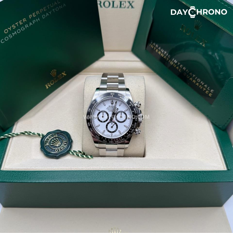 Rolex Daytona "Panda" White Dial Oyster Full Set