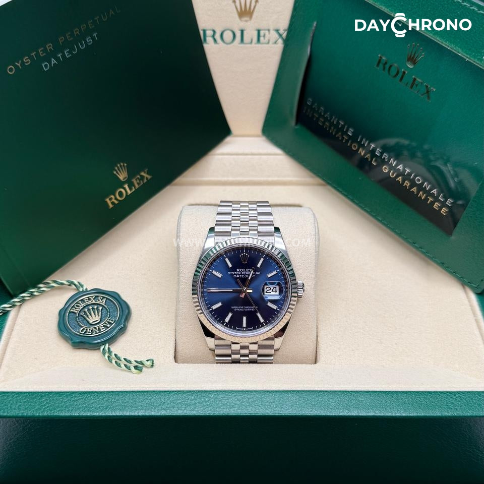 Rolex Datejust 41 Blue Dial Jubilee Full Set