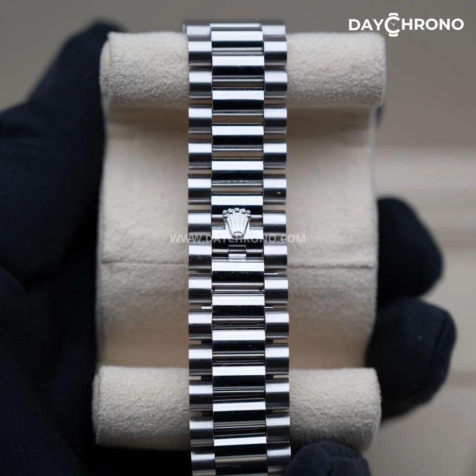 Rolex Day-Date 40 Ice Blue Arabic Numerals Full Set