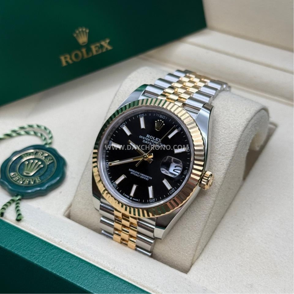 Rolex Datejust 41 Two Tone Gold Jubilee Full Set