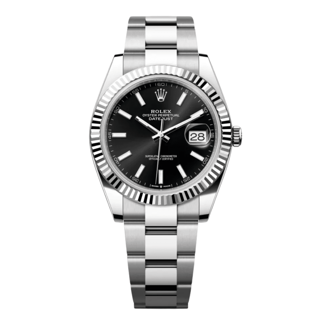 Rolex Datejust 41 Black Dial Oyster Full Set